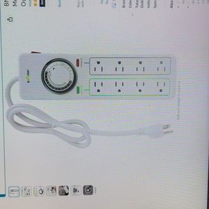 BB-Link 8 outlet Surge Protector mechanical timer
